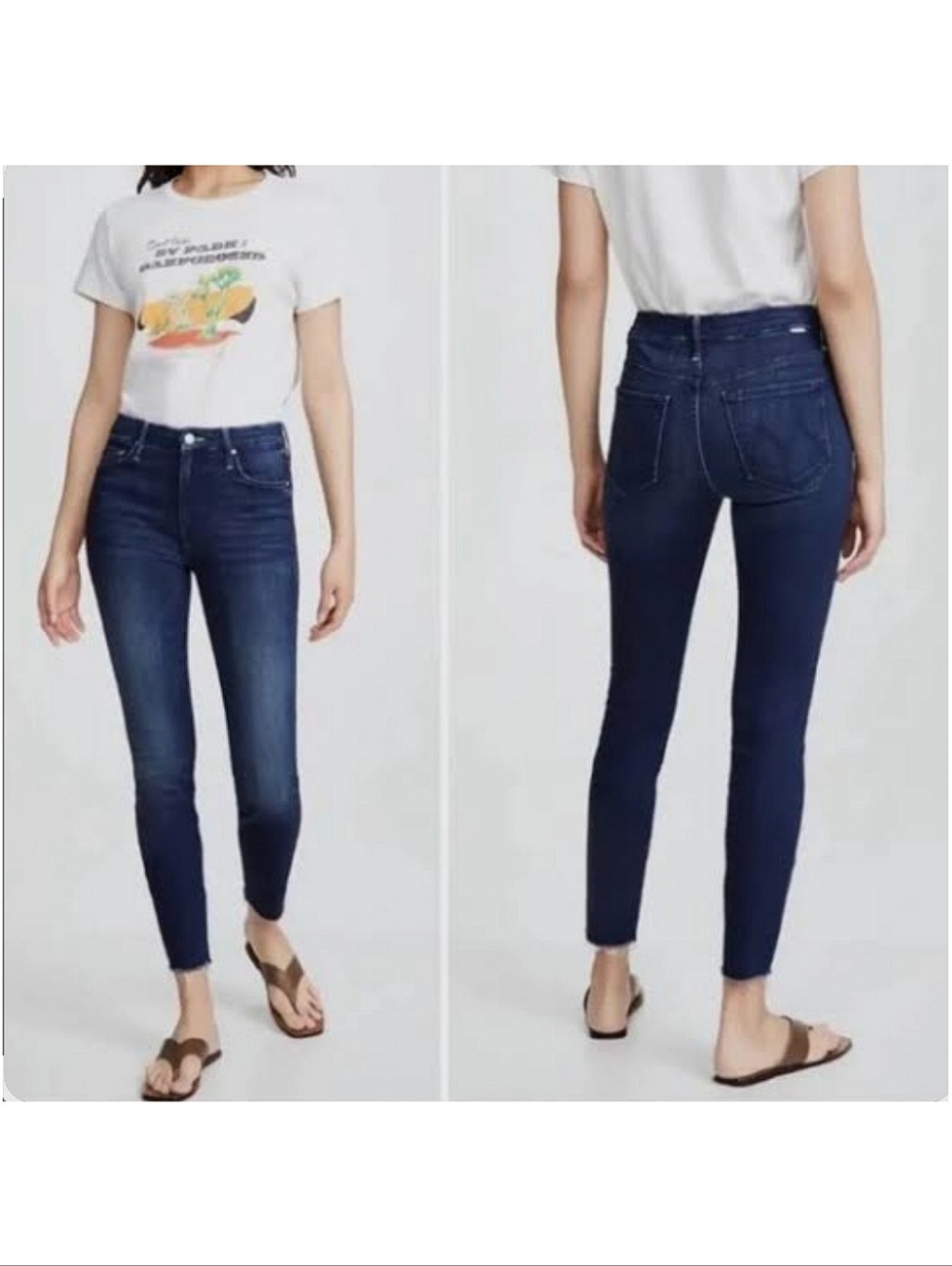 Mother The Looker Jean In Here Kitty Kitty Skinny Minimalist Clean Girl Sz 30